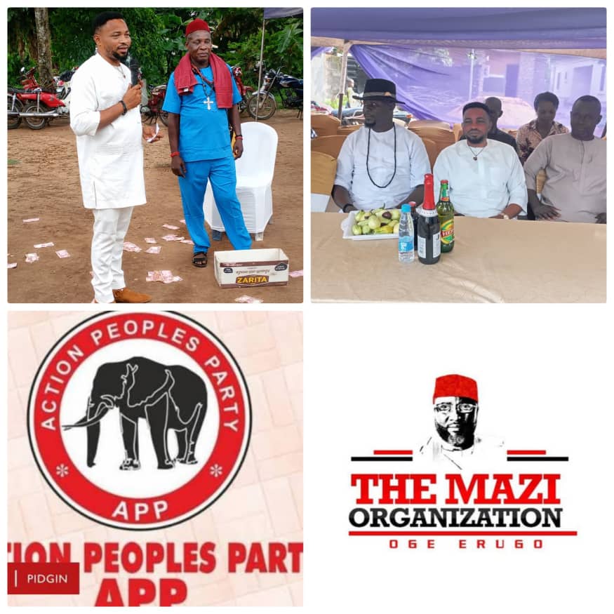 ‎IGWE OYIRIMBA CELEBRATES SURVIVAL, RECEIVES SUPPORT FROM APP OGUTA CONSTITUENCY CANDIDATE APOSTLE DAVID LEMCHI EBIRIM