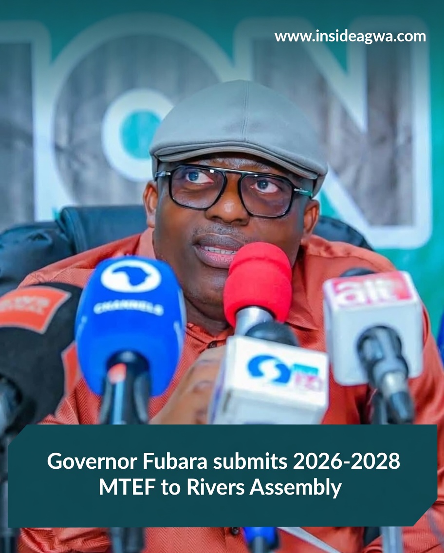 Rivers Governor Fubara Submits 2026–2028 Medium-Term Expenditure Framework to State Assembl