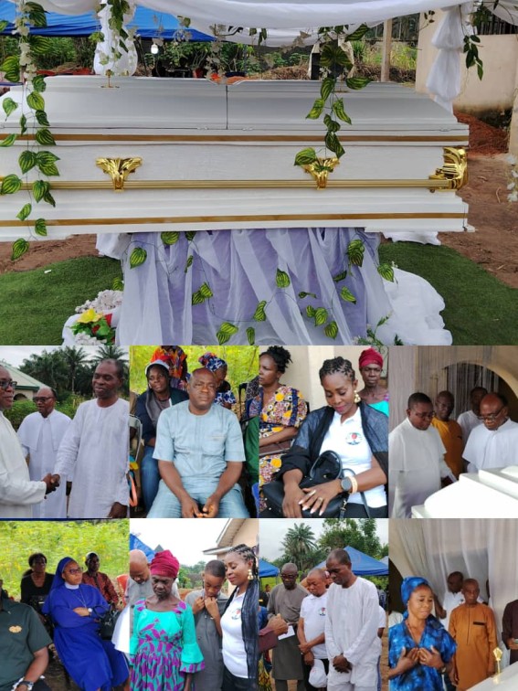 Bartholomew Egbu Laid to Rest Amidst Tears as Fr. Ogbonna, Ohanumma, Hon. Eberendu, Fr. Akalador Attend Burial