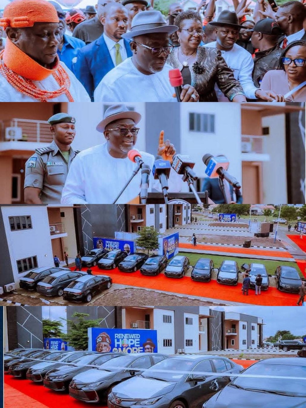 Oborevwori Commissions 12 Duplexes, Vehicles for Delta Permanent Secretaries