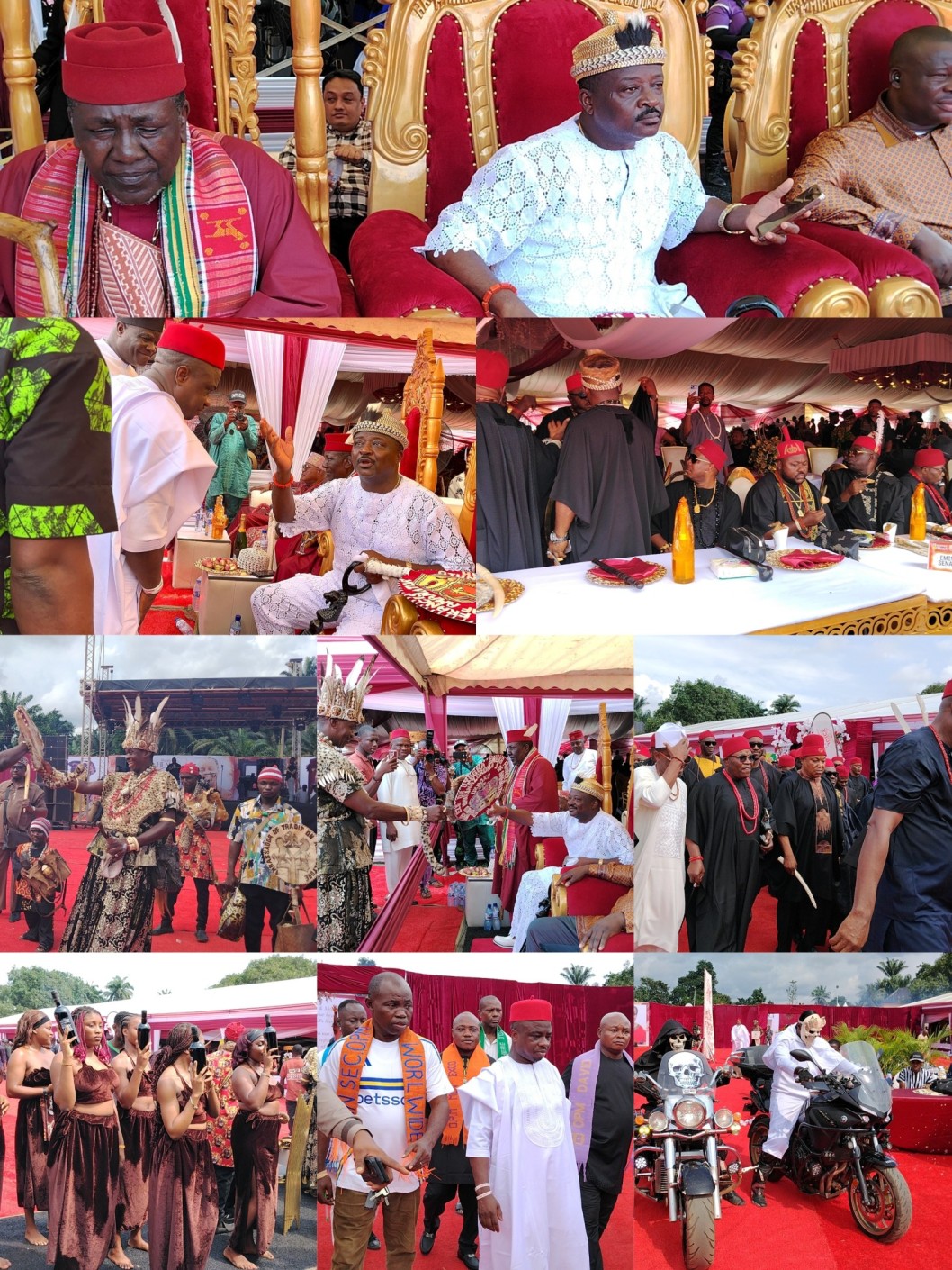 Eze Udo II, Arthur Eze, Apostle Chibuzor, Tony Chukwu Attend Mother’s Burial of Eze Francis Chukwuemeka