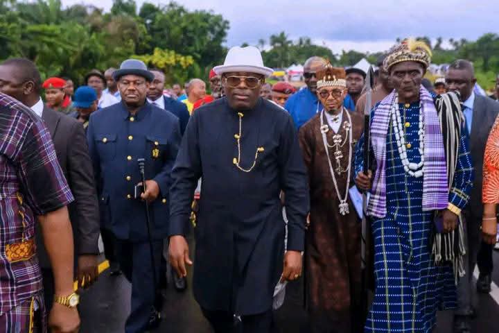 Fubara Raises Alarm Over Early Damage to Newly Commissioned Ndele Road, Bridge