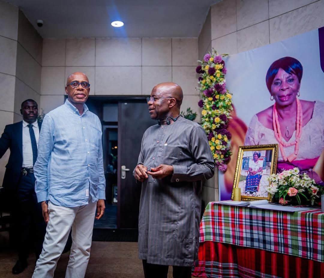 Otti Pays Condolence Visit to Former Rivers Governor Amaechi Over Mother’s Death
