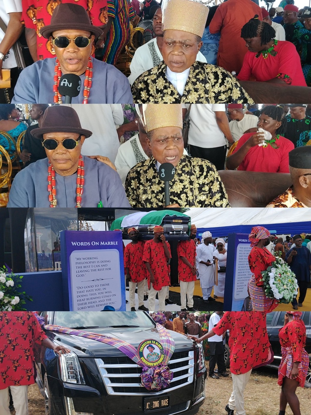 EZE OKAFOR LEADS OGUTA TRADITIONAL RULERS TO PAY LAST RESPECTS TO BISHOP NWAEZE